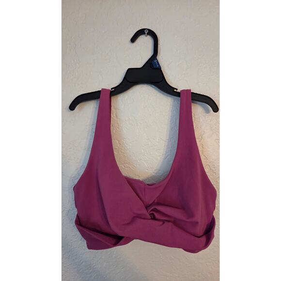 L Space Active Twist of Fate‎ Sports Bra Women's Small Fuschia Athleisure Gym - Picture 8 of 13